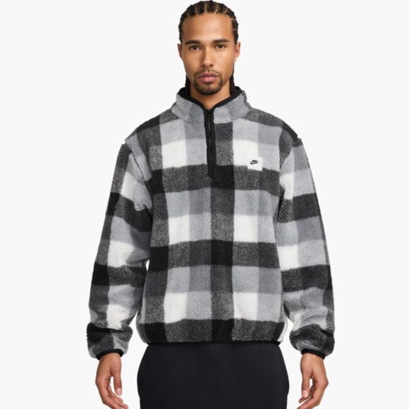 Nike Other - NWT New Nike Club Men's Winterized Half-Zip Jacket Small S Coat Fleece Layer